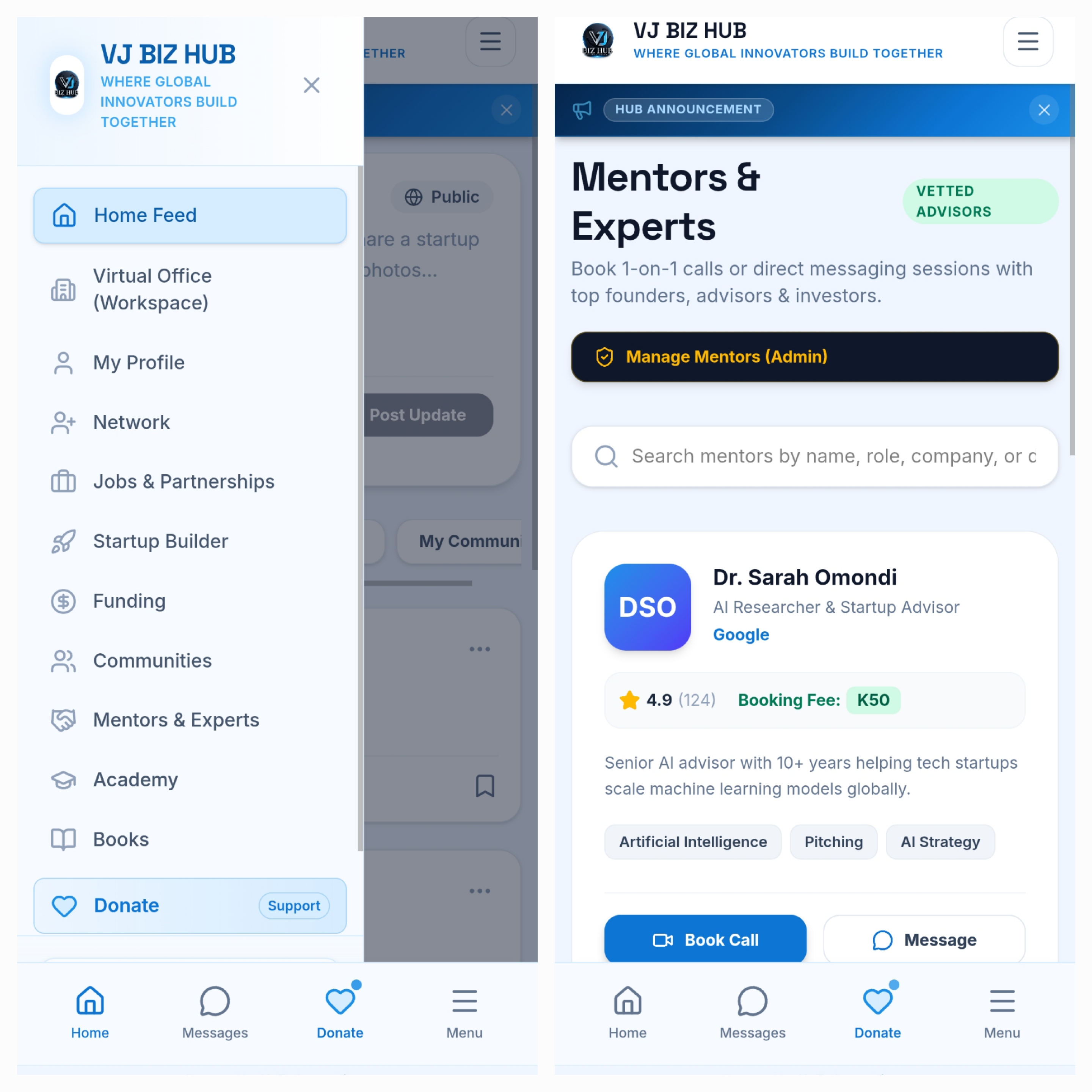 VJ BIZ HUB app